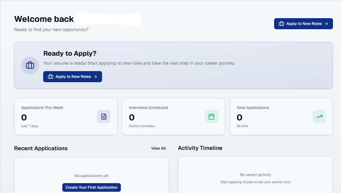 JobBot Dashboard Preview